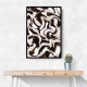 White Beige Brown Pattern White Beige Brown Pattern