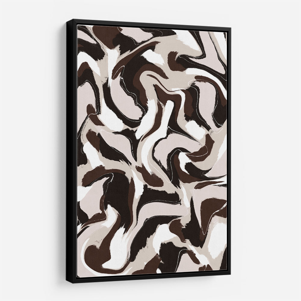 White Beige Brown Pattern White Beige Brown Pattern