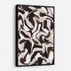 White Beige Brown Pattern White Beige Brown Pattern
