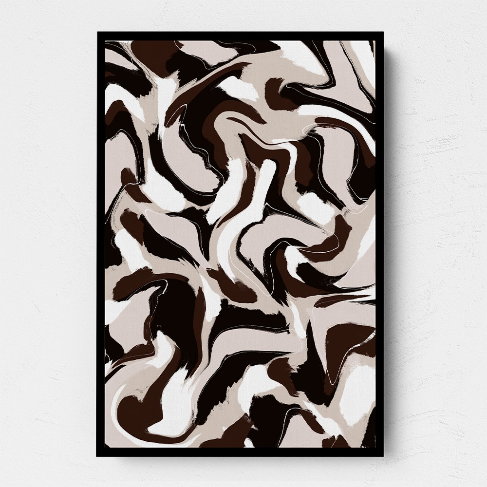 White Beige Brown Pattern White Beige Brown Pattern