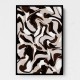 White Beige Brown Pattern White Beige Brown Pattern