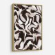 White Beige Brown Pattern White Beige Brown Pattern