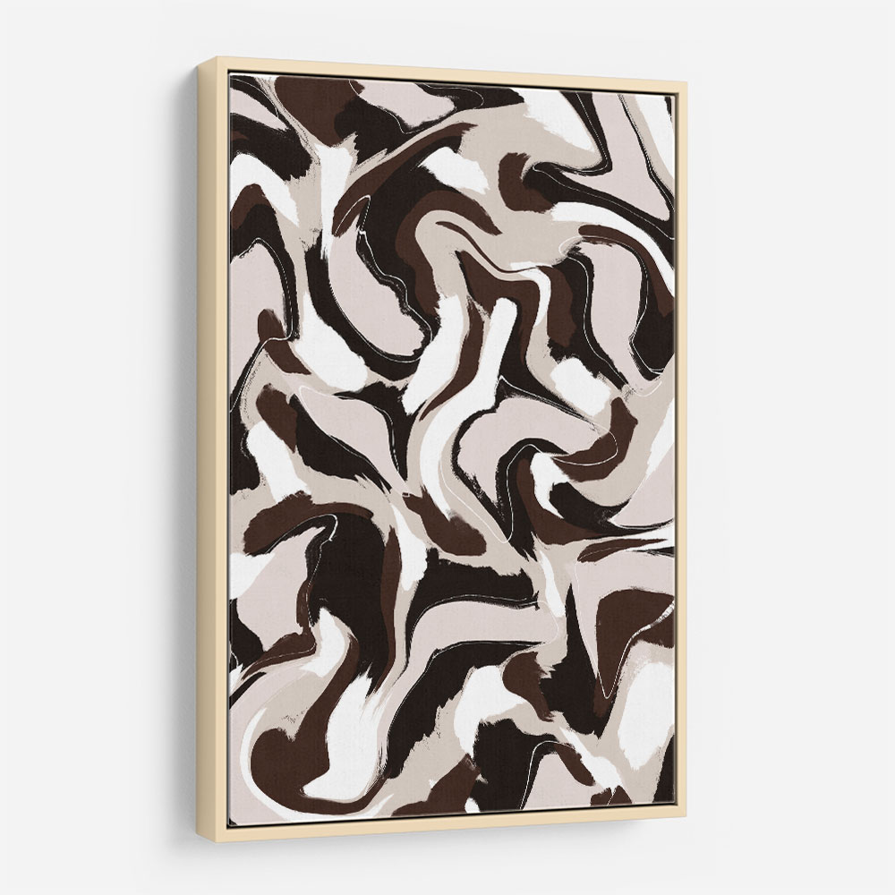 White Beige Brown Pattern White Beige Brown Pattern