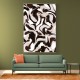White Beige Brown Pattern White Beige Brown Pattern