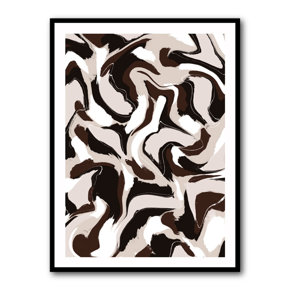 White Beige Brown Pattern White Beige Brown Pattern