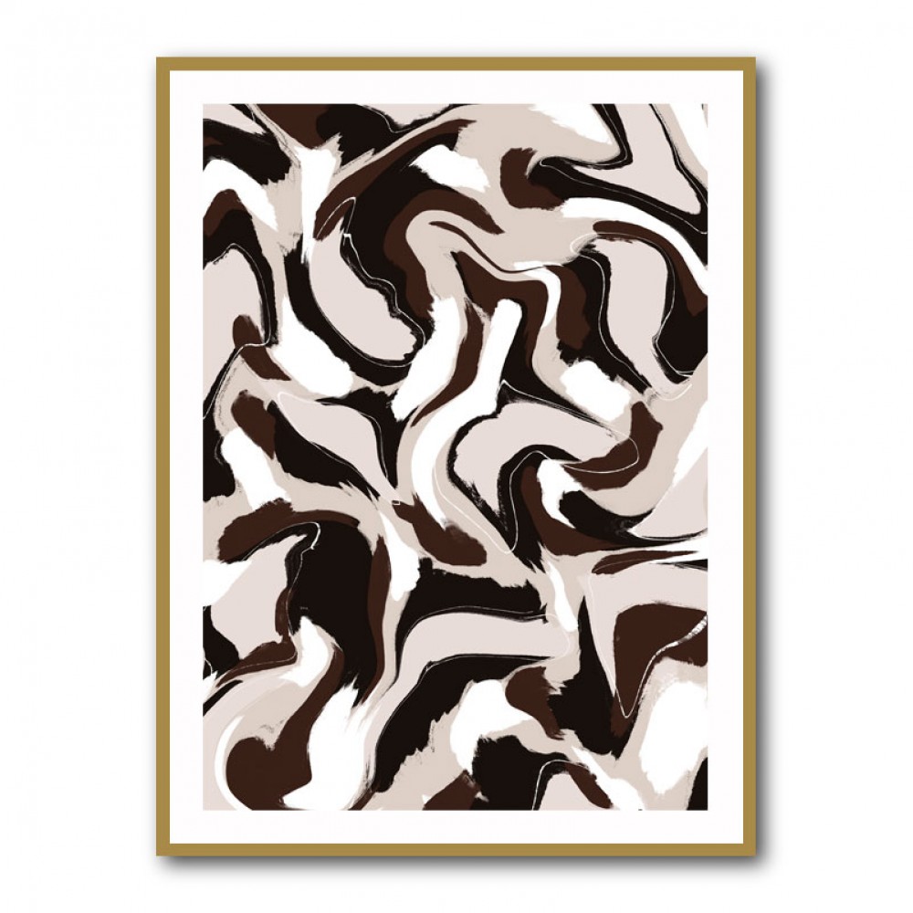 White Beige Brown Pattern White Beige Brown Pattern
