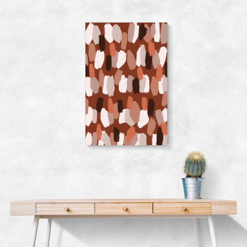 Pastel Earthy Strokes Pattern