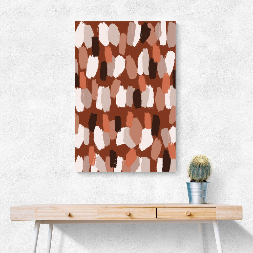 Pastel Earthy Strokes Pattern