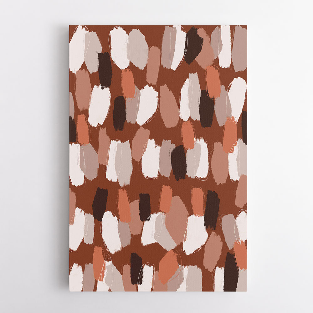 Pastel Earthy Strokes Pattern