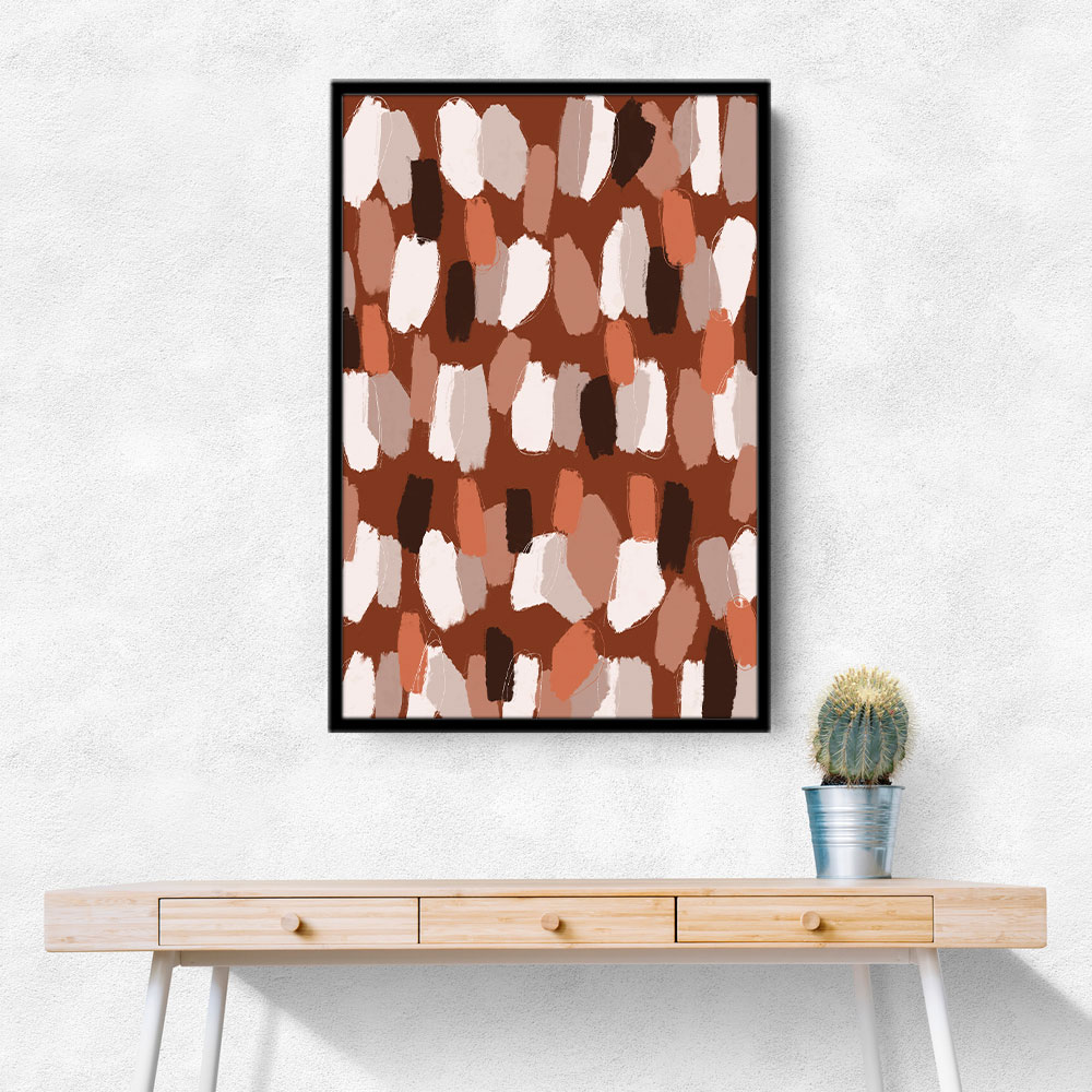 Pastel Earthy Strokes Pattern