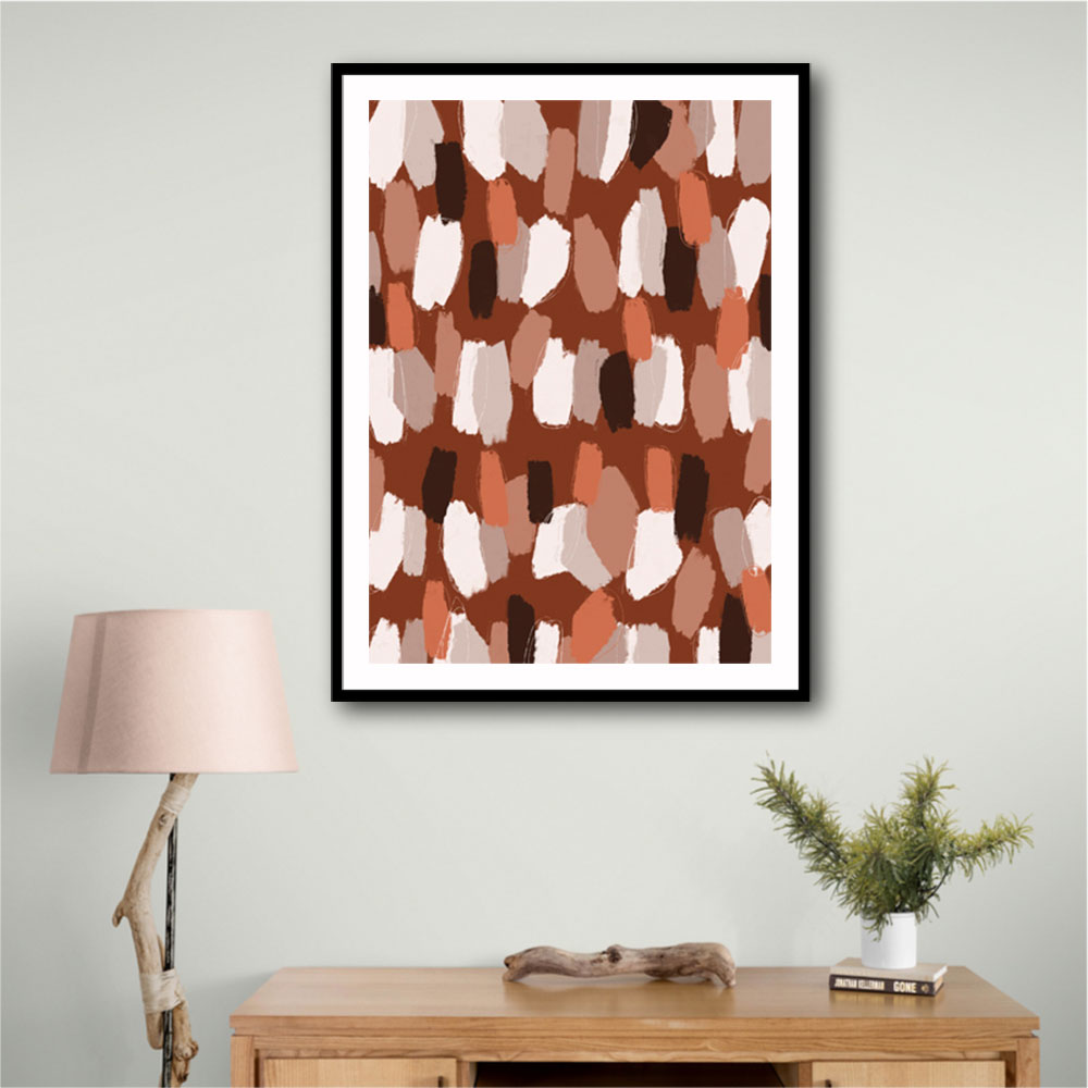 Pastel Earthy Strokes Pattern