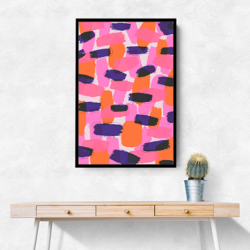 Pink And Purple Strokes