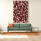 Red Beige Brown Dots Pattern Red Beige Brown Dots Pattern