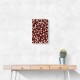 Red Beige Brown Dots Pattern Red Beige Brown Dots Pattern