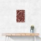 Red Beige Brown Dots Pattern