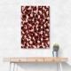 Red Beige Brown Dots Pattern