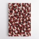 Red Beige Brown Dots Pattern Red Beige Brown Dots Pattern