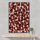 Red Beige Brown Dots Pattern Red Beige Brown Dots Pattern
