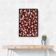 Red Beige Brown Dots Pattern Red Beige Brown Dots Pattern