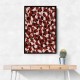 Red Beige Brown Dots Pattern Red Beige Brown Dots Pattern