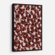 Red Beige Brown Dots Pattern Red Beige Brown Dots Pattern