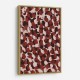 Red Beige Brown Dots Pattern Red Beige Brown Dots Pattern