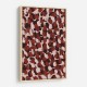 Red Beige Brown Dots Pattern Red Beige Brown Dots Pattern