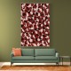 Red Beige Brown Dots Pattern Red Beige Brown Dots Pattern