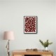Red Beige Brown Dots Pattern Red Beige Brown Dots Pattern