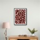 Red Beige Brown Dots Pattern Red Beige Brown Dots Pattern
