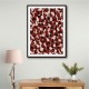 Red Beige Brown Dots Pattern Red Beige Brown Dots Pattern