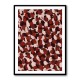 Red Beige Brown Dots Pattern Red Beige Brown Dots Pattern