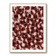 Red Beige Brown Dots Pattern Red Beige Brown Dots Pattern