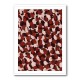Red Beige Brown Dots Pattern Red Beige Brown Dots Pattern
