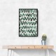 Turquoise ZigZag Pattern Turquoise ZigZag Pattern