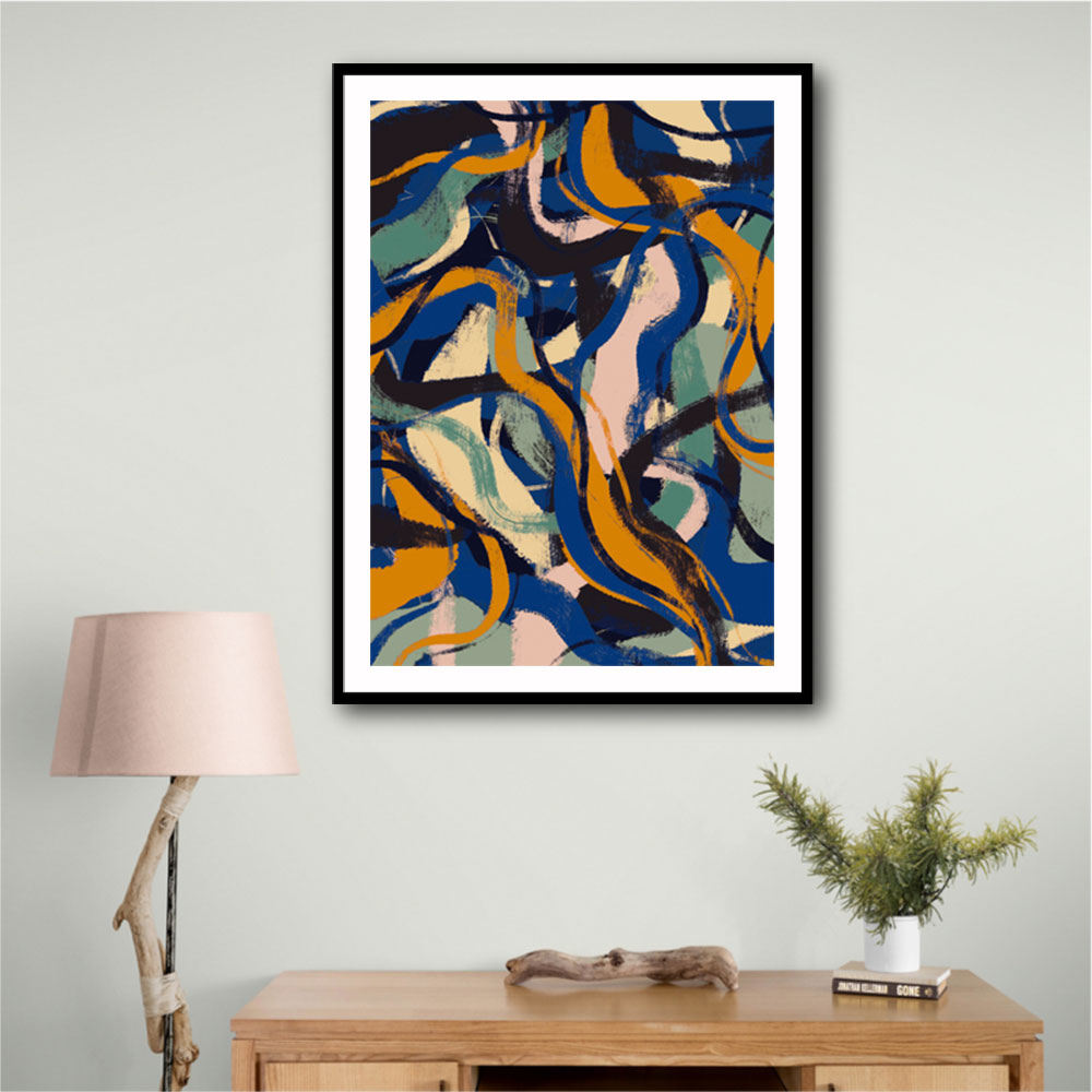 Colorful Strokes Pattern