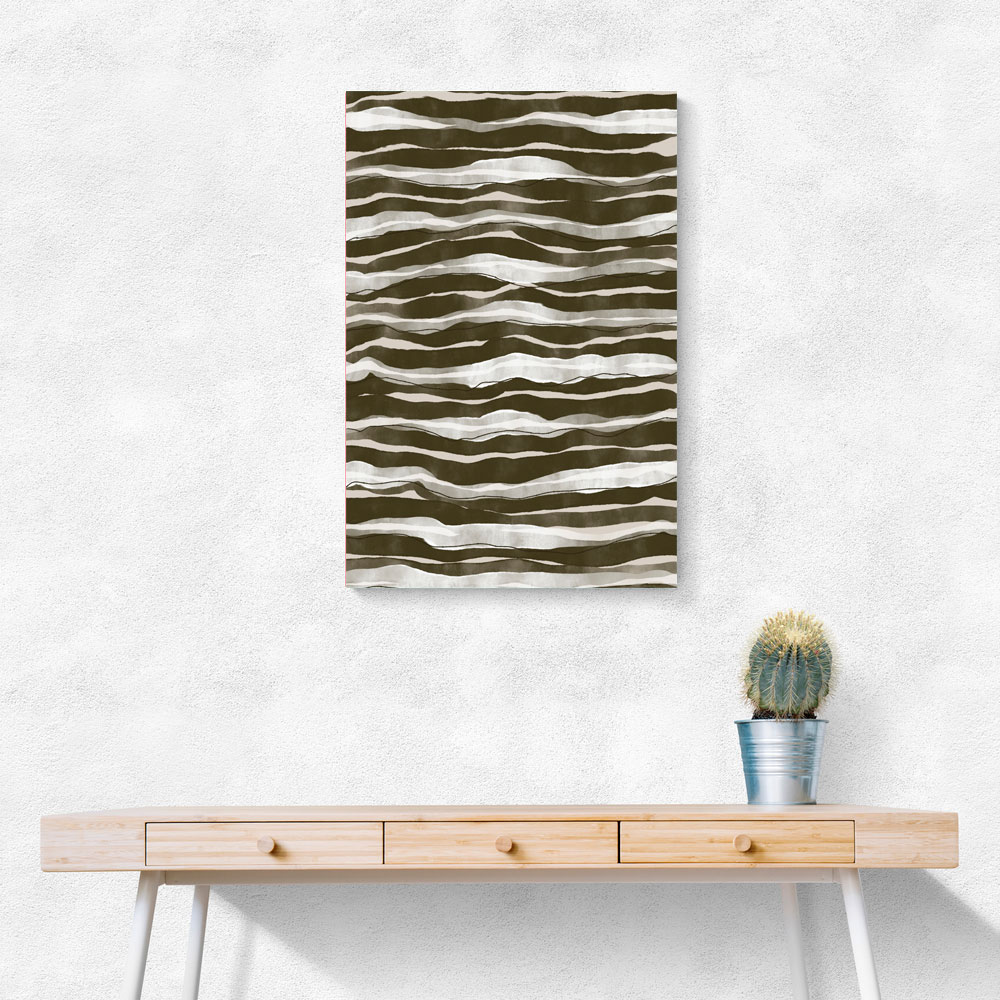 Green Watercolor Waves Green Watercolor Waves