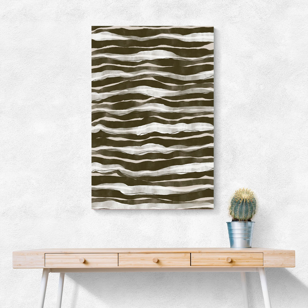 Green Watercolor Waves Green Watercolor Waves