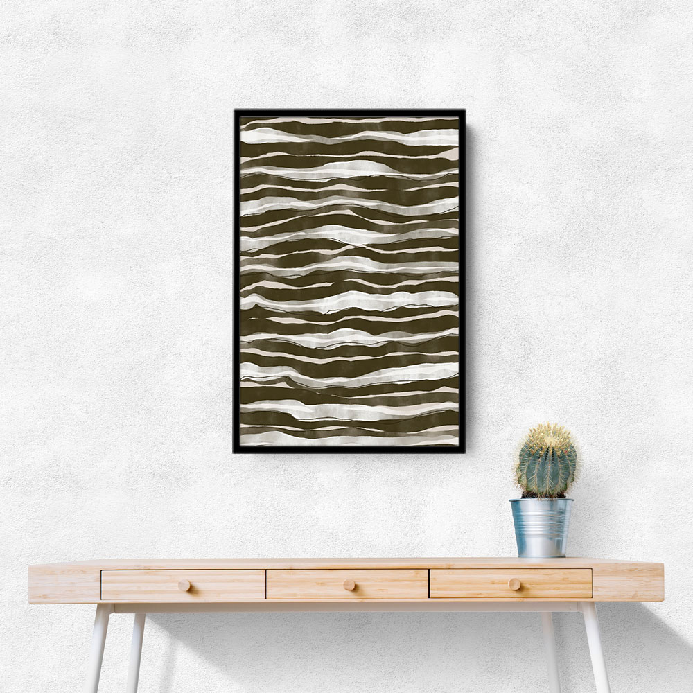 Green Watercolor Waves Green Watercolor Waves
