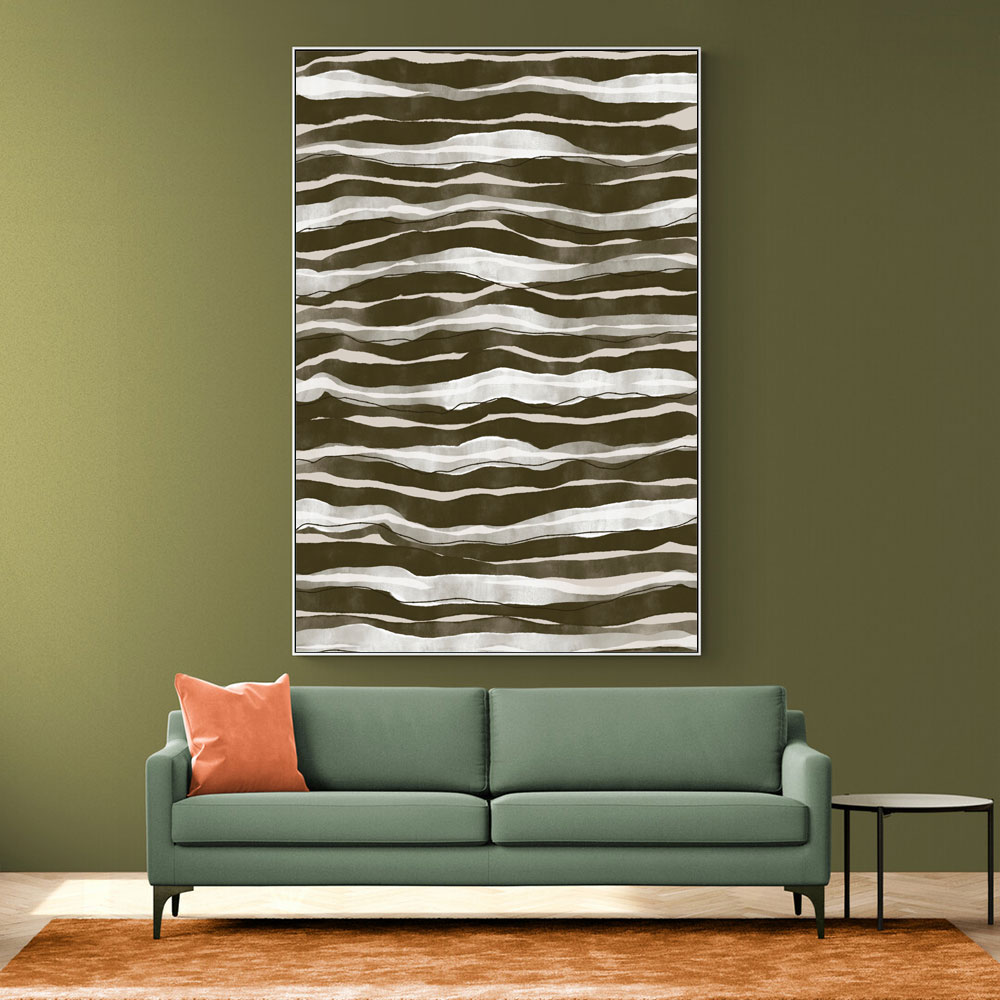 Green Watercolor Waves Green Watercolor Waves