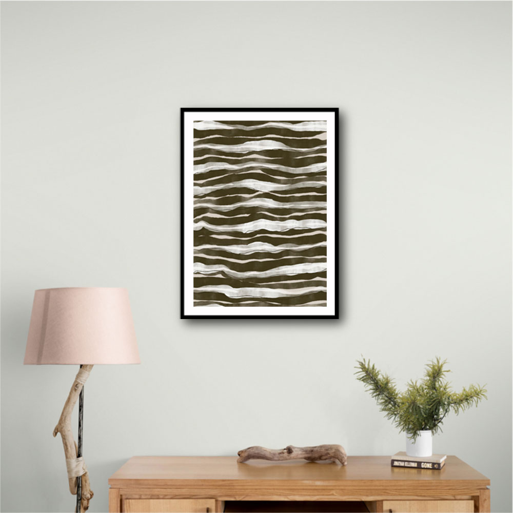 Green Watercolor Waves Green Watercolor Waves