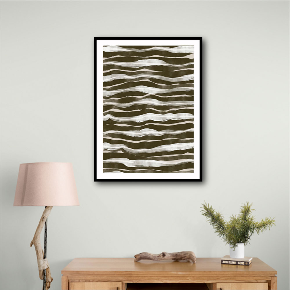 Green Watercolor Waves Green Watercolor Waves