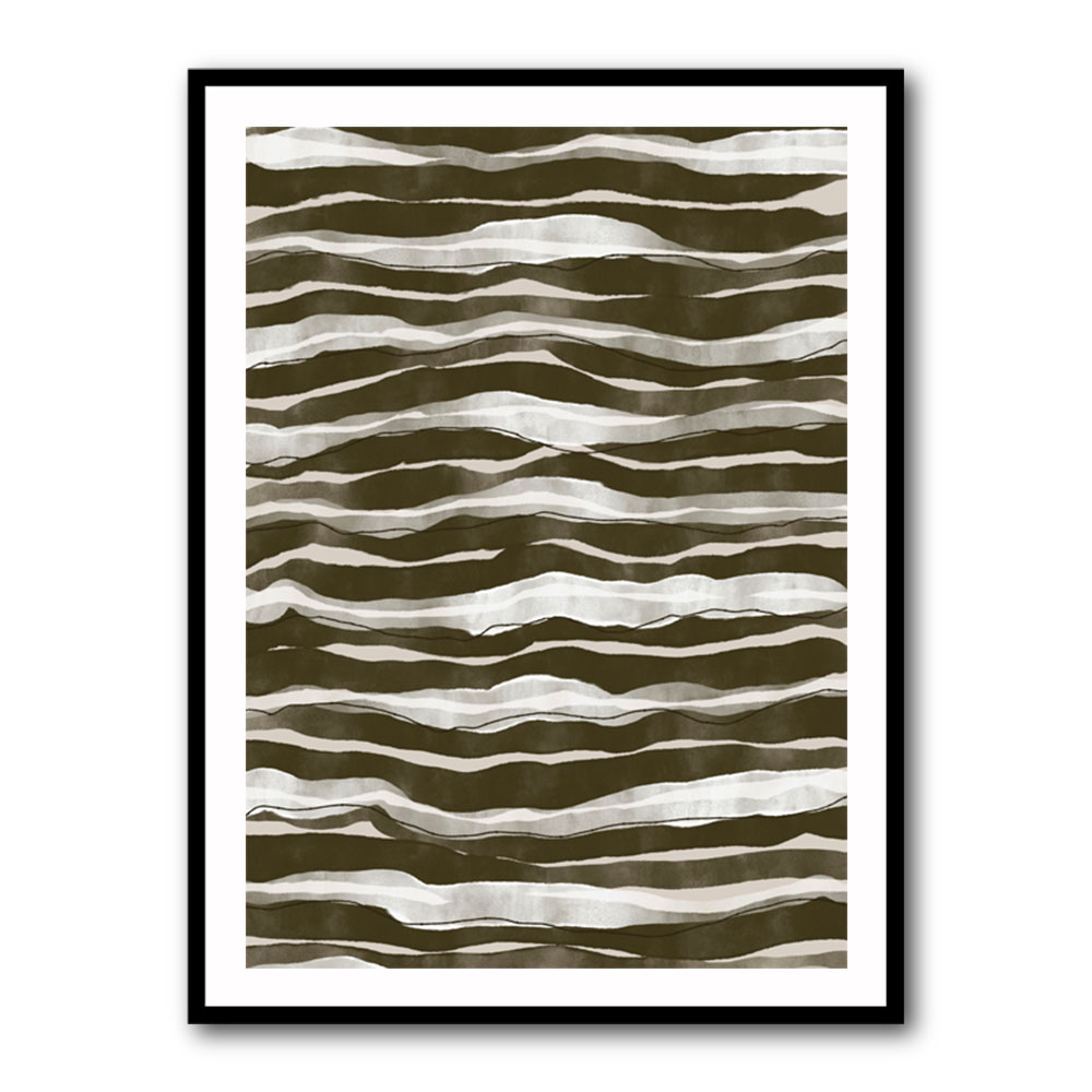 Green Watercolor Waves Green Watercolor Waves
