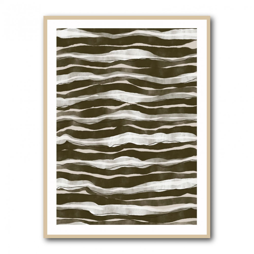 Green Watercolor Waves Green Watercolor Waves