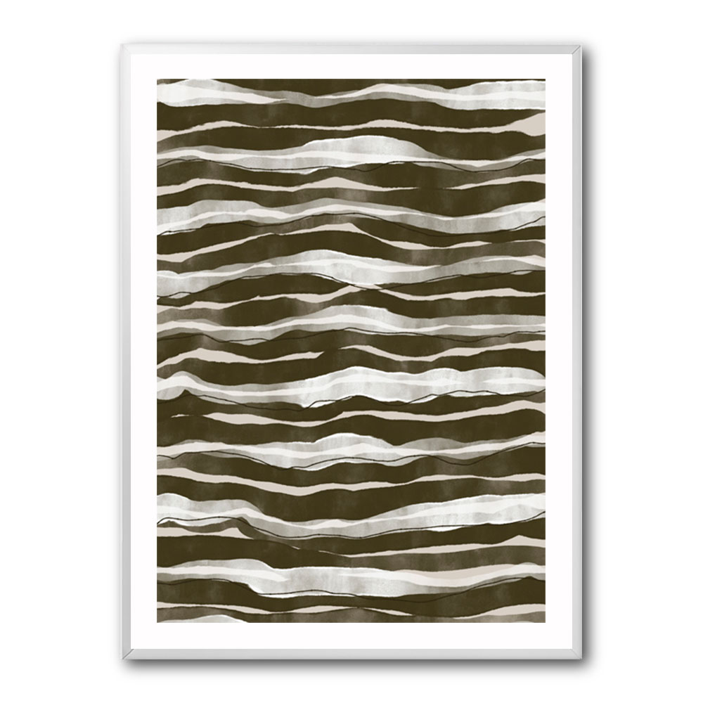 Green Watercolor Waves Green Watercolor Waves