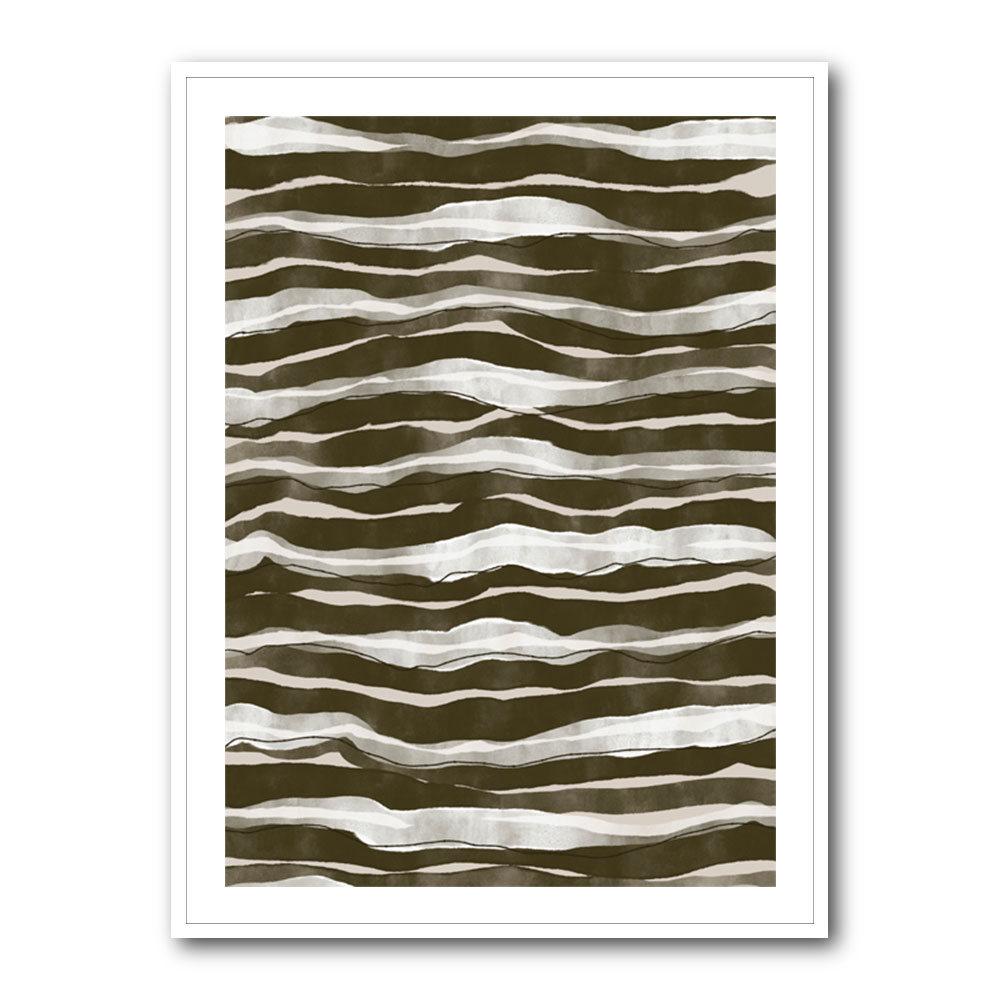 Green Watercolor Waves Green Watercolor Waves
