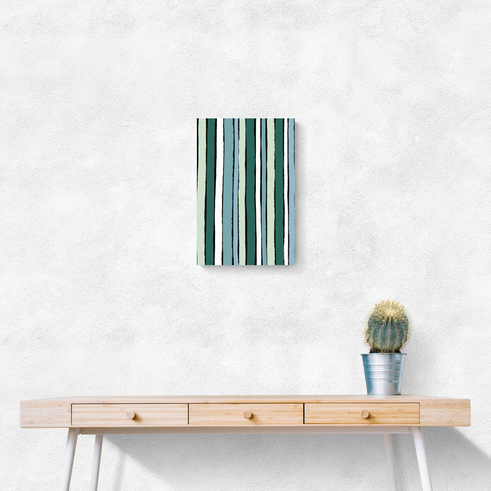 Smaragd Green Stripes