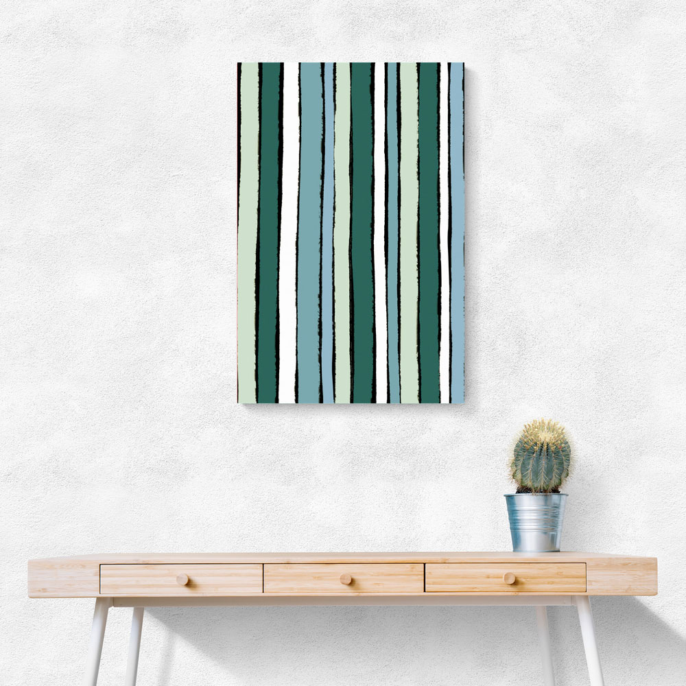 Smaragd Green Stripes