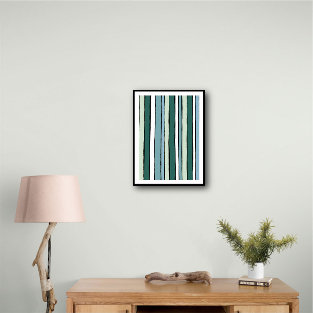 Smaragd Green Stripes