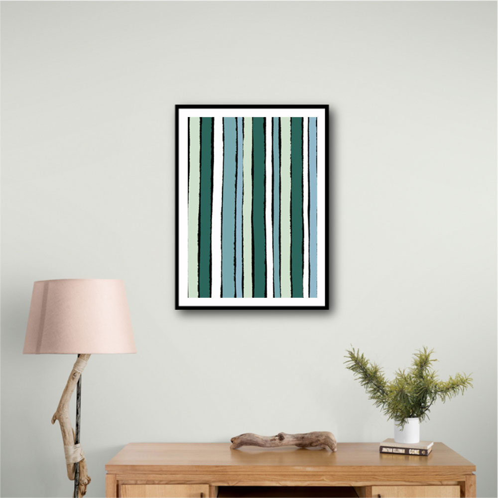 Smaragd Green Stripes